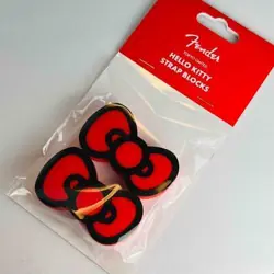 FENDER HELLO KITTY GUITAR STRAP LOCK BLOCKS