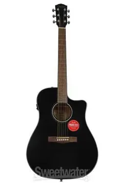 FENDER CD-60SCE ACOUSTIC-ELECTRIC GUITAR - BLACK
