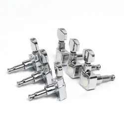6 RIGHT ELECTRIC GUITAR TUNERS TUNING PEGS KEYS METAL HEADS FOR FENDER ST TL T