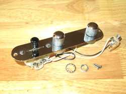 FENDER 1998 USA CHROME AMERICAN TELECASTER CONTROL POTS HARNESS