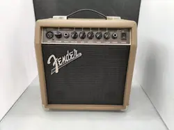 FENDER ACOUSTASONIC 15 BROWN GUITAR AMPLIFIER FROM JAPAN