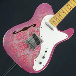 FENDER CUSTOM SHOP LTD 50'S TELE THINLINE RELIC PINK PAISLEY ELECTRIC GUITAR P24
