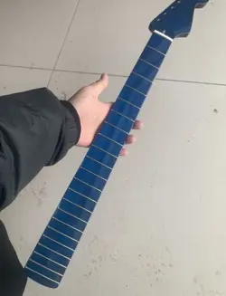 BLUE GLOSS 22 FRET STRAT ELECTRIC GUITAR NECK  MAPLE FOR DIY FENDER REPLACE