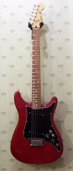 FENDER PLAYER LEAD II TRANSPARENT CRIMSON RED-HARDTAIL STRAT-MIM MEXICO-GIG BAG!