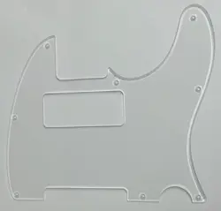 ELECTRIC GUITAR PICKGUARD FOR FENDER TELE 8 HOLE P90 STYLE,CLEAR TRANSPARENT