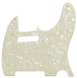 1 PLY CREAM PEARL FOR FENDER TELECASTER 5-HOLE STYLE GUITAR PICKGUARD