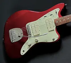 FENDER JAPAN JM66 OCR JAZZMASTER OLD CANDY APPLE RED USED MAPLE NECK W/SOFT CASE