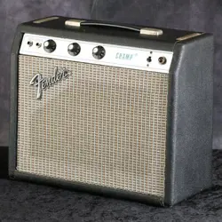 USED  FENDER USA   CHAMP AMP SILVER FACE