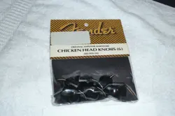2 PACKS OF FENDER AMPLIFIER HARDWARE CHICKEN HEAD KNOBS - 099-0935-000 - ITEM LI
