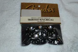 2 PACKS OF FENDER AMPLIFIER HARDWARE – SKIRTED AMP KNOBS – 099-0930-000 -ITEM LB