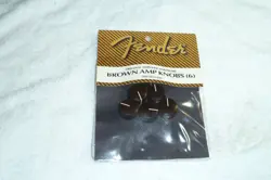 2 PACKS OF FENDER AMPLIFIER PARTS – BROWN AMP KNOBS – 099-0934-000 - ITEM KZ