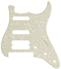 CREAM PICKGUARD GUITAR PARTS FOR US FENDER PLAYER STRATOCASTER FLOYD ROSE HSS