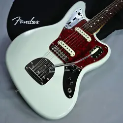 FENDER FSR COLLECTION MADE IN JAPAN TRADITIONAL 60S JAGUAR OLYMPIC WHITE MATCHIN