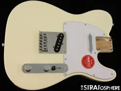 FENDER SQUIER AFFINITY SERIES TELECASTER TELE LOADED BODY OLYMPIC WHITE