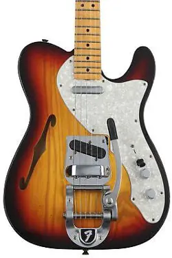 FENDER CUSTOM SHOP '68 TELECASTER THINLINE JOURNEYMAN RELIC - 3-COLOR SUNBURST