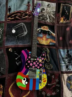 PSYCHEDELIC PAINTED FENDER