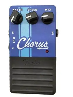 FENDER PR2524 CHORUS EFFECT PEDAL TESTED FROM JAPAN