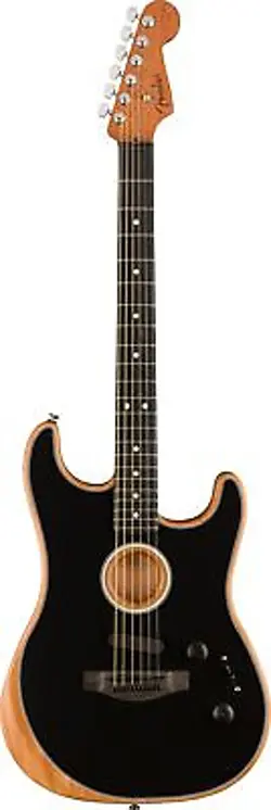 FENDER AMERICAN ACOUSTASONIC STRATOCASTER - BLACK
