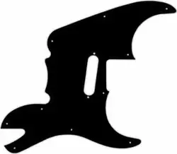 WD CUSTOM PICKGUARD FOR FENDER PAWN SHOP '51 #03O BLACK/ORANGE/BLACK