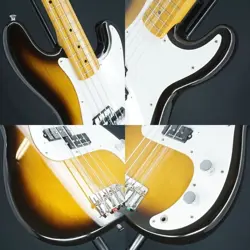 FENDER JAPAN PB57-US MOD.  USED ALDER BODY 2TS W/SOFT CASE