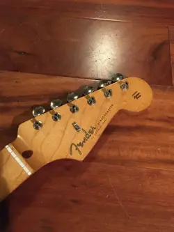 2016 FENDER STRATOCASTER CLASSIC '50S MAPLE STRAT NECK TUNERS 7.25