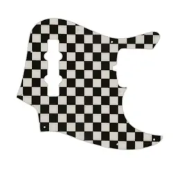 NEW - PICKGUARD FOR FENDER AMERICAN STANDARD JAZZ BASS - CHECKERBOARD