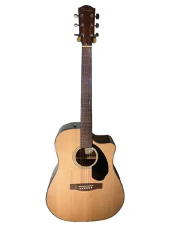 FENDER CD-60SCE DREADNOUGHT ACOUSTIC/ELECTRIC GUITAR NATURAL FINISH