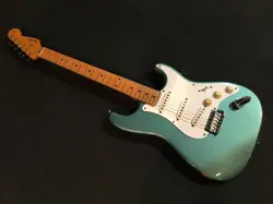 USED FENDER JAPAN ST57US MIJ STRATOCASTER OCEAN TURQUOISE METALLIC 3.5KG