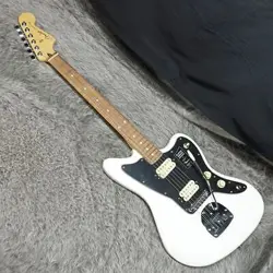 ELECTRIC GUITAR FENDER PLAYER JAZZMASTER PF POLAR WHITE MEXICO S/N MX22198564