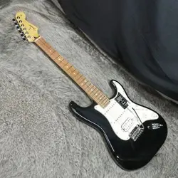 ELECTRIC GUITAR FENDER PLAYER STRATOCASTER HSS PF BLACK MEXICO MADE MX23033516