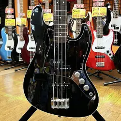 FENDER JAPAN AJB USED 2006-2008 BASSWOOD BODY ROSEWOOD FINGERBOARD W/SOFT CASE