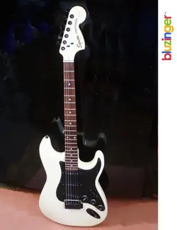 2003 SQUIER BY FENDER STANDARD SERIES STRATOCASTER GUITAR W/ MATCHING HEADSTOCK