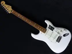ELECTRIC GUITAR FENDER PLAYER STRATOCASTER POLAR WHITE MEXICO S/N MX22248142