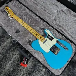 ELECTRIC GUITAR FENDER AMERICAN PROFESSIONAL II TELECASTER BLUE S/N US23086316