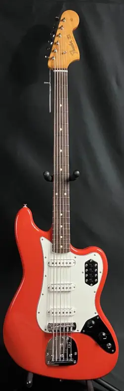 FENDER VINTERA II '60S BASS VI ELECTRIC GUITAR FIESTA RED FINISH W/ GIG BAG