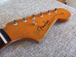 GENUINE FENDER RELIC NECK AGED NITRO 60S JAZZMASTER MR. G'S CUSTOM SHOP