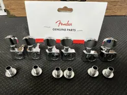 GENUINE FENDER AMERICAN STANDARD 2 PIN TUNERS FOR STRAT/TELE CHROME 099-0820-100
