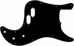 WD CUSTOM PICKGUARD FOR FENDER 1981-1985 BULLET BASS #03R BLACK/RED/BLACK