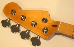 ALL PARTS MAPLE NECK FOR VINTAGE FENDER JAZZ/PRECISION BASS JMO/OIL  W/TUNERS 