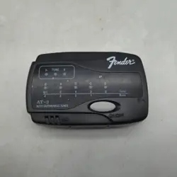 FENDER AT-3 AUTO GUITAR BASS TUNER - BLACK TESTED WORKING