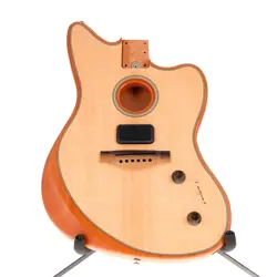 FENDER AMERICAN ACOUSTASONIC JAZZMASTER NATURAL FINISH BAD ELECTRONICS