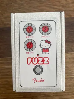 FENDER HELLO KITTY WHITE FUZZ PEDAL - NEW
