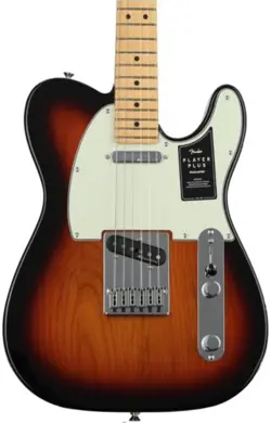 FENDER PLAYER PLUS TELECASTER ELECTRIC  GUITAR SUNBURST WITH MAPLE FINGERBOARD