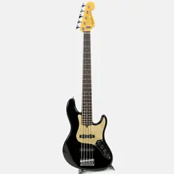 FENDER DELUXE JAZZ BASS V KAZUKI ARAI EDITION BLACK USED ELECTRIC