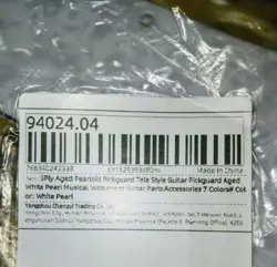 PEARLOID PICKGUARD FOR