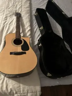 FENDER ACOUSTIC ELECTRIC GUITAR WITH CASE