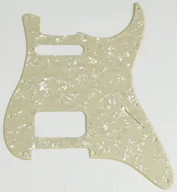 FOR FENDER US HS 11 SCREW HOLE STYLE GUITAR PICKGUARD, 1 PLY CREAM PEARL