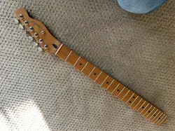 FENDER ROASTED MAPLE TELECASTER NECK W/ TUNERS