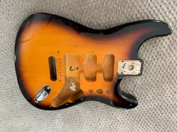 RARE 1997 FENDER STANDARD STRATOCASTER 2 TONE SUNBURST BODY
