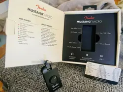 FENDER MUSTANG MICRO GUITAR AMP - BLACK